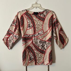 Investments Women’s Printed Crewneck Tunic